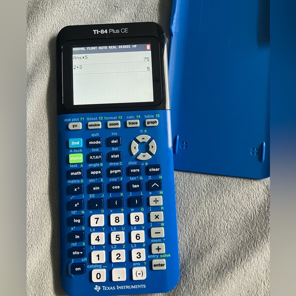 Texas Instruments TI-84 Plus CE Blue Graphing Calculator